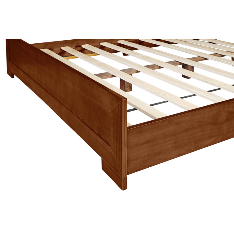 Oxford Charcoal Queen Size Upholstered Wood Platform Bed