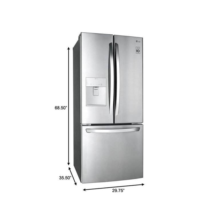 LG 22 Cu. Ft. Stainless Steel French Door Refrigerator