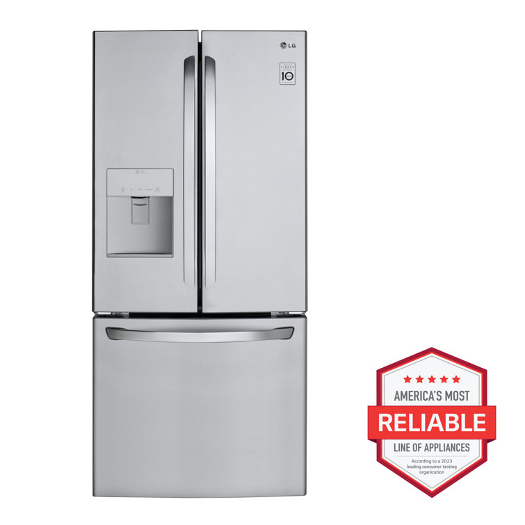 LG 22 Cu. Ft. Stainless Steel French Door Refrigerator