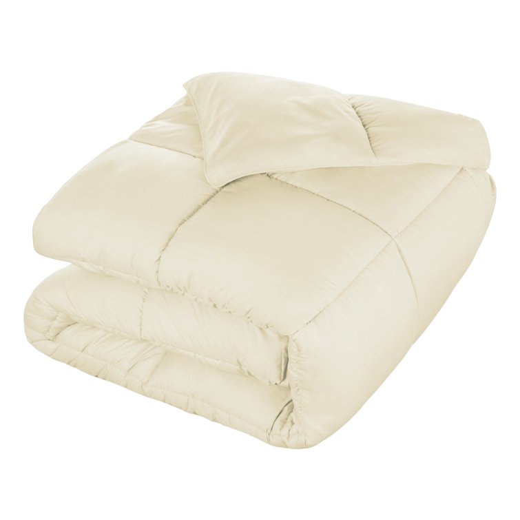 Ivory Queen Reversible Down Alternative Microfiber Comforter
