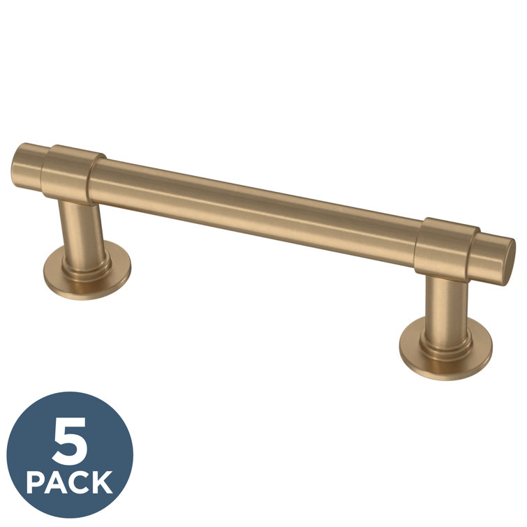 Champagne Bronze 3'' Center to Center Bar Cabinet Pull Set