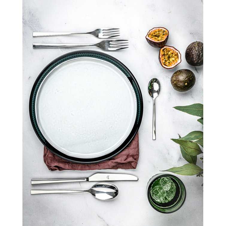 Atena 20-Piece Mirror Finish Stainless Steel Flatware Set