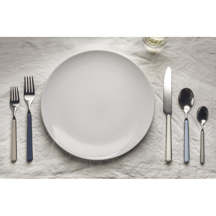 Fantasia Orange 20-Piece Stainless Steel Flatware Set