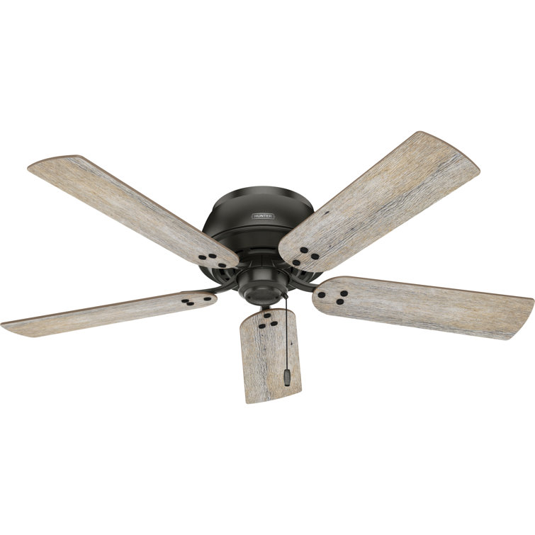 Noble Bronze 52" Low Profile Ceiling Fan with Light Kit