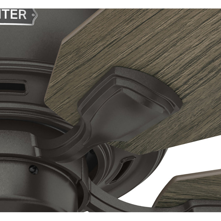 52" Noble Bronze Ceiling Fan with Reversible Blades and LED Light