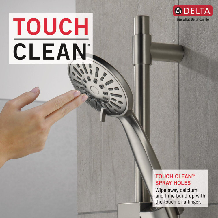 Stainless Steel Adjustable Handheld Shower with Slide Bar