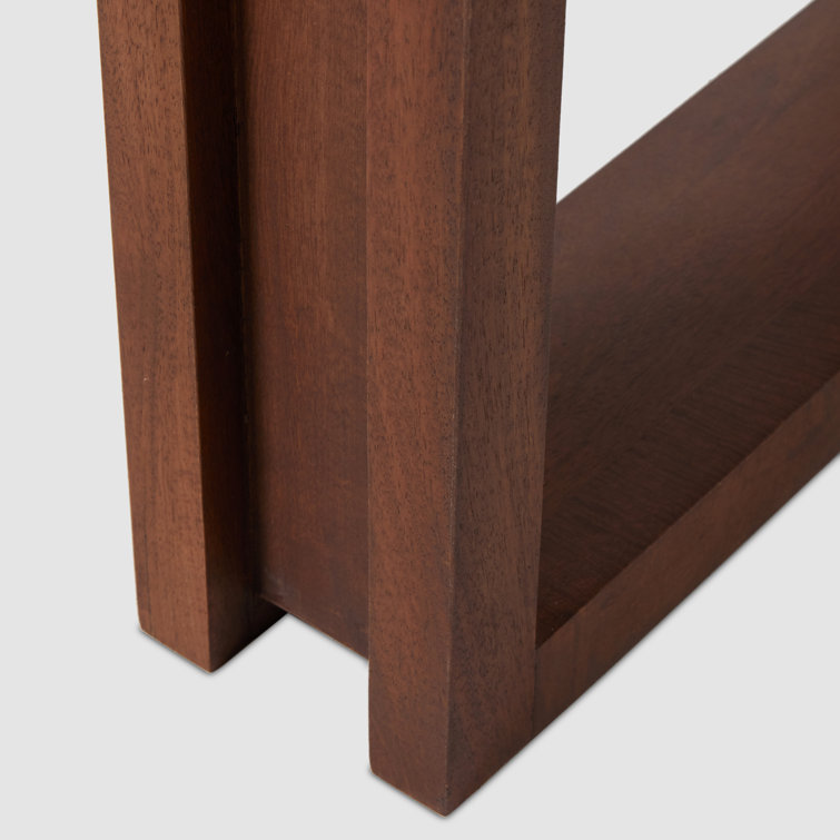 Brown Wash Solid Wood Rectangular Dining Table for Eight