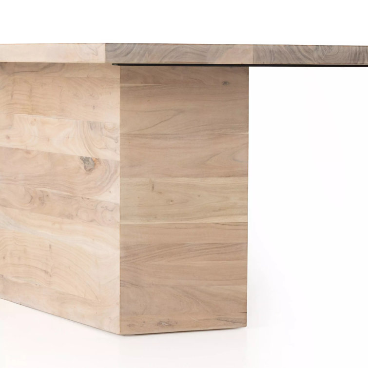 Ridley Natural Grain Solid Acacia Wood Dining Table