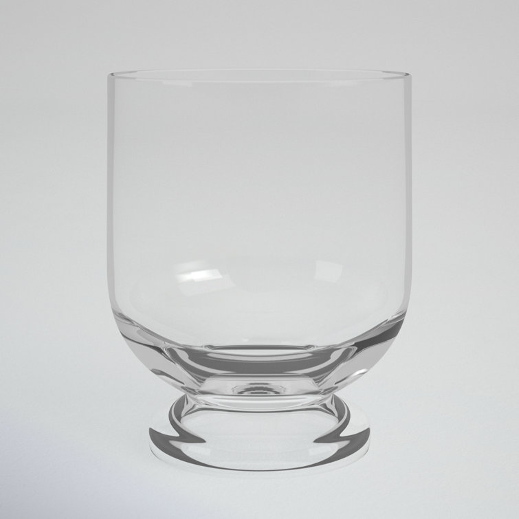 Clear Handcrafted Glass Table Vase