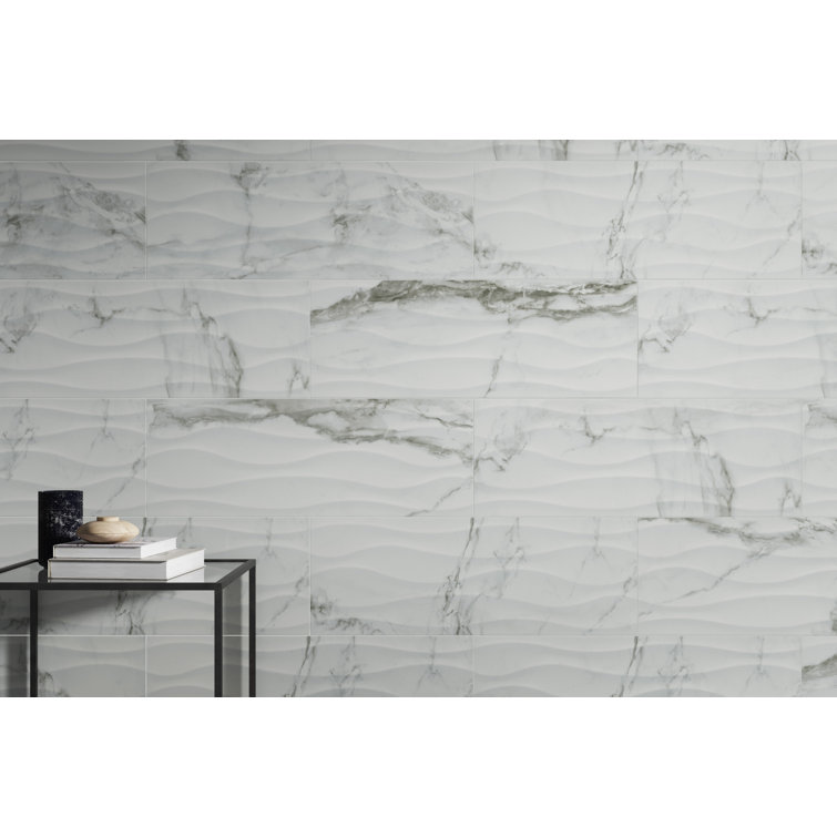 Venato Wave 13'' x 13'' Polished Ceramic Wall Tile
