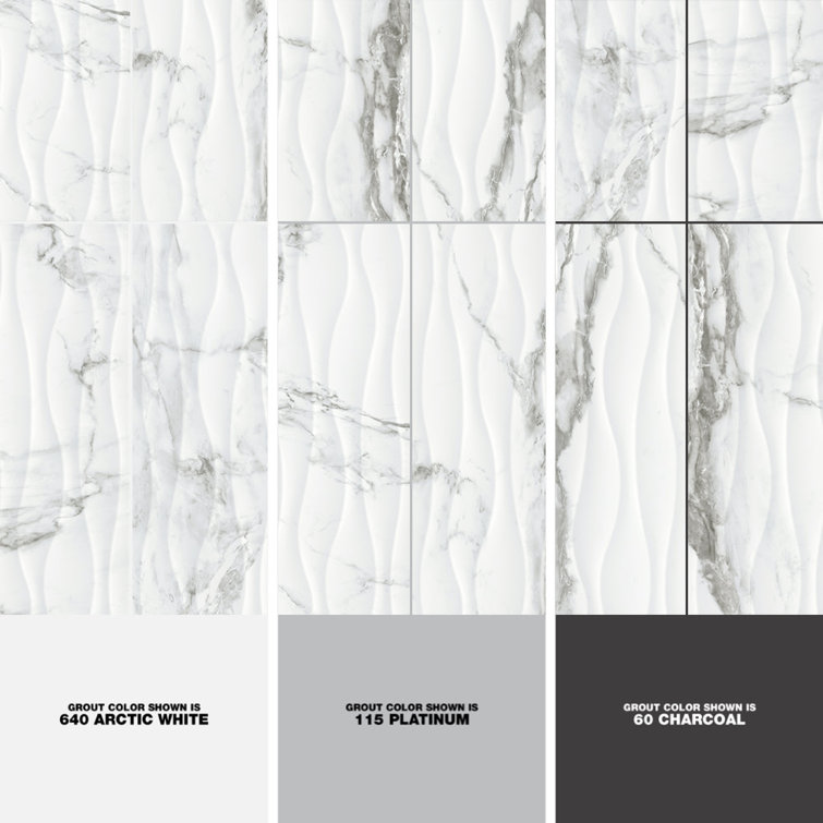 Venato Wave 13'' x 13'' Polished Ceramic Wall Tile