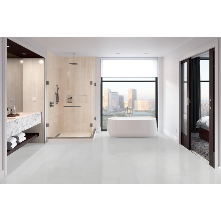 Ivory Pebble Stone 12x12 Textured Mosaic Tile