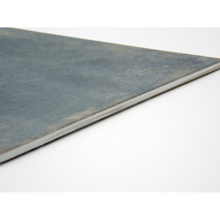 Rhapsody 13" x 13" Matte Black Porcelain Field Tile