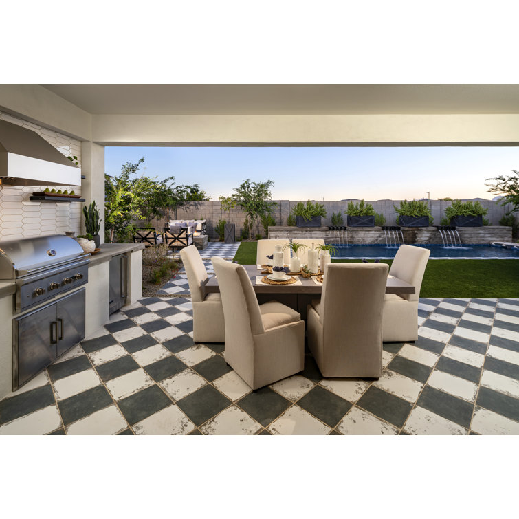 Rhapsody 13" x 13" Matte Black Porcelain Field Tile