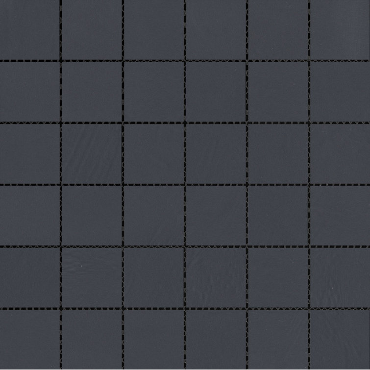 Black Matte Porcelain Mosaic Bathroom Tile with Water Protection