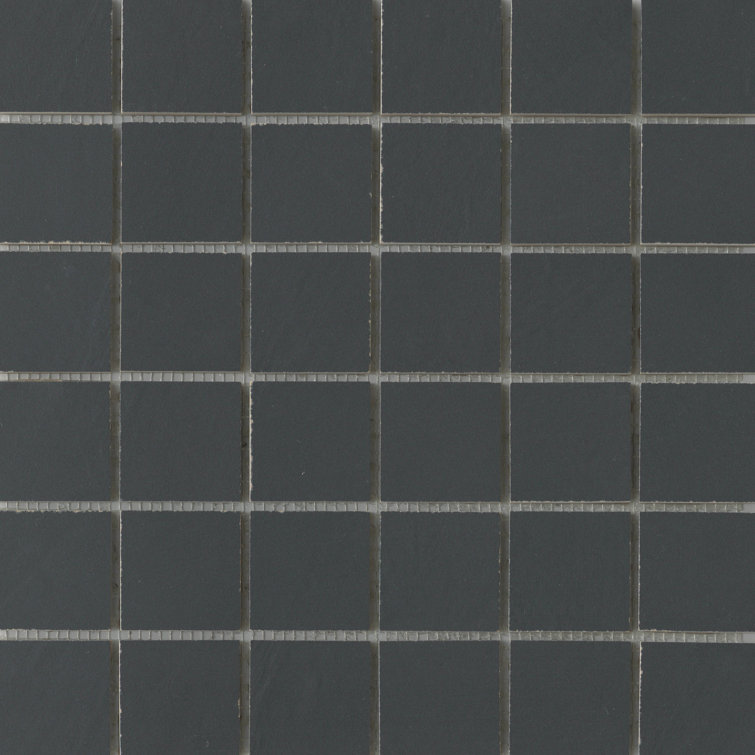 Black Matte Porcelain Mosaic Bathroom Tile with Water Protection