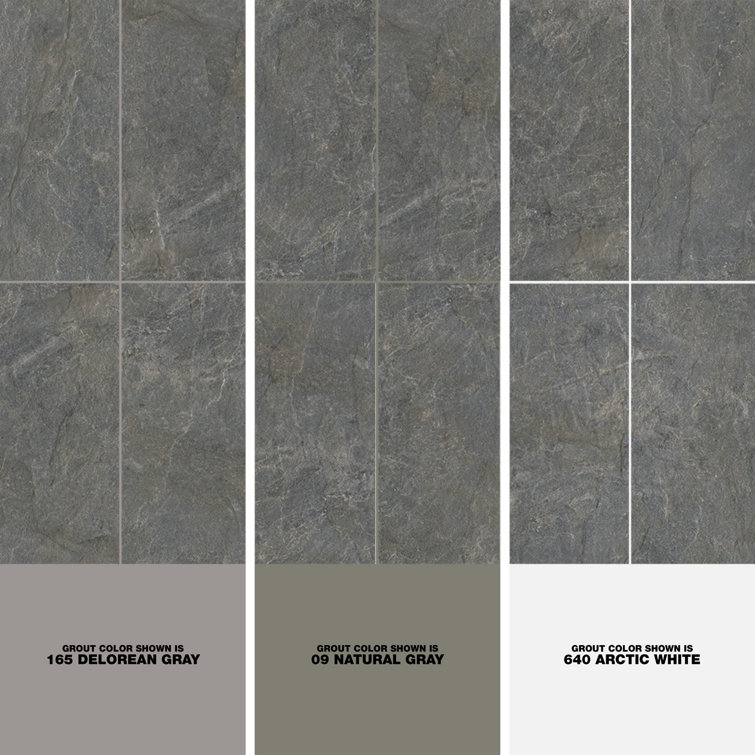 Milestone Gray 12" x 24" Glazed Porcelain Tile