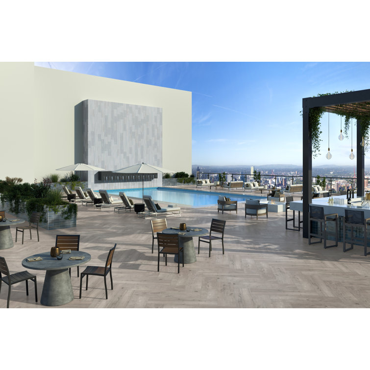Azul Glossy Blue Porcelain Wall Tile 3 in. x 8 in.