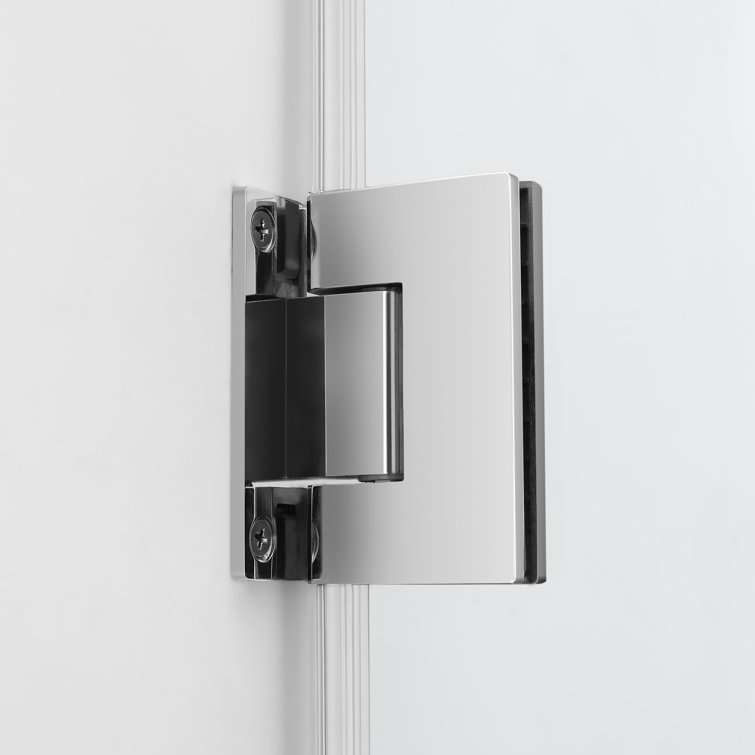 Kinkade 24" x 72" Frameless Clear Tempered Glass Shower Door
