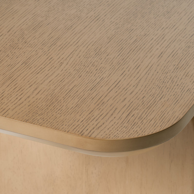 White Oak Rectangular Drop Leaf Console Table