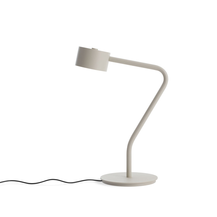 Putty Metal Touch Table Lamp with Curved Design