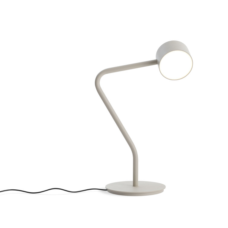 Putty Metal Touch Table Lamp with Curved Design