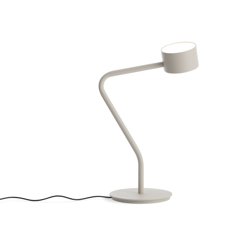 Putty Metal Touch Table Lamp with Curved Design