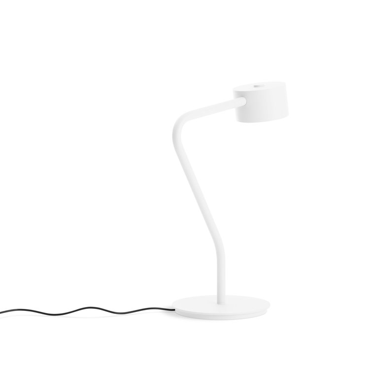 White Adjustable Metal Touch Table Lamp