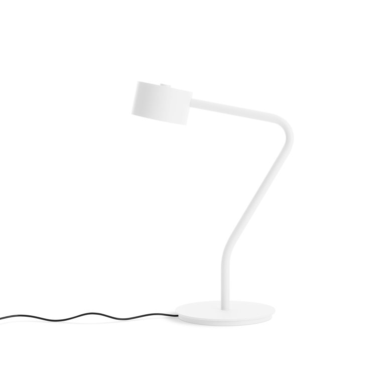 White Adjustable Metal Touch Table Lamp
