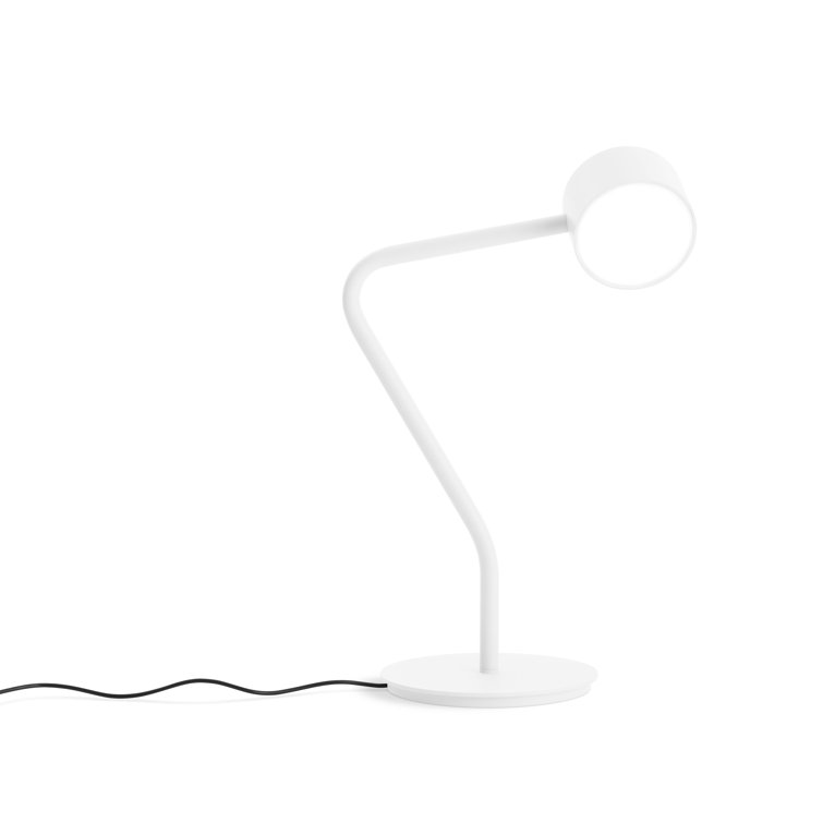 White Adjustable Metal Touch Table Lamp