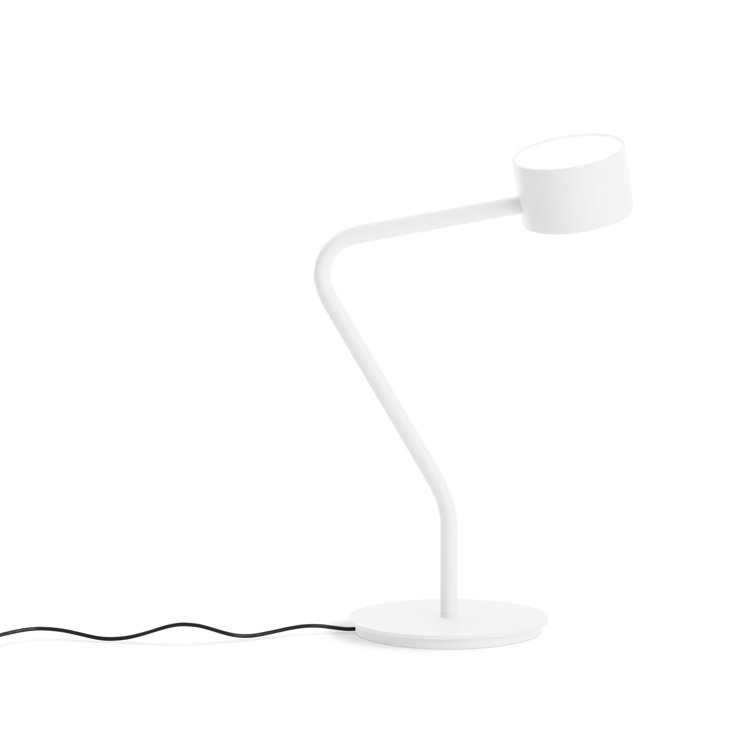 White Adjustable Metal Touch Table Lamp