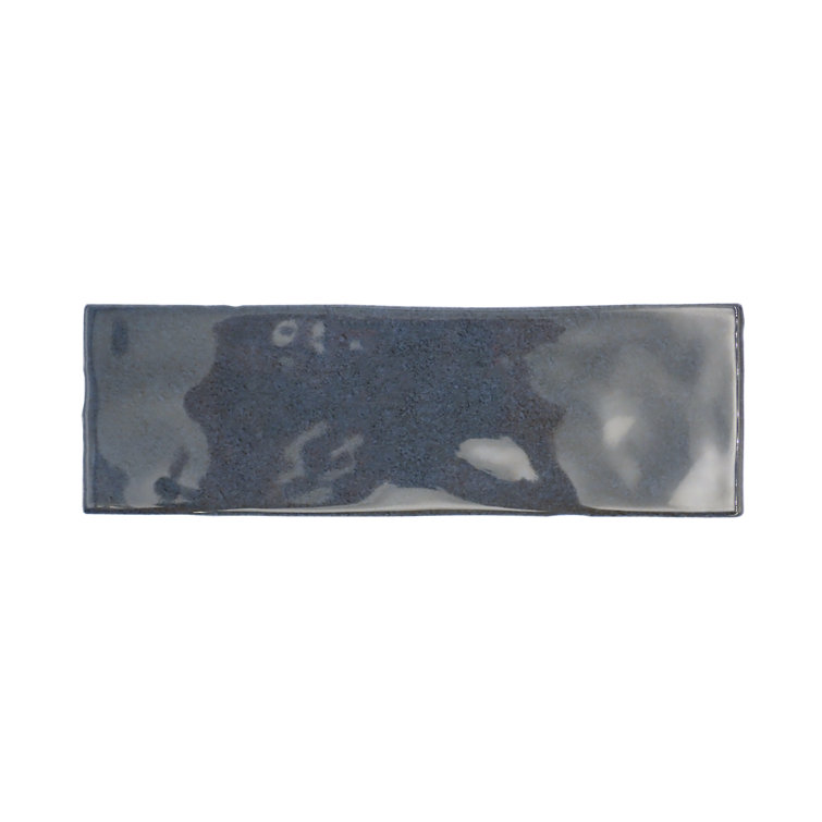 Azul Glossy Blue Porcelain Wall Tile 3 in. x 8 in.