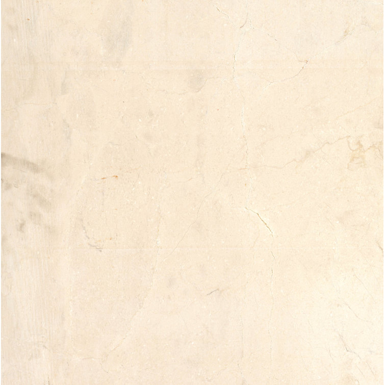 Crema Marfil 18'' x 18'' Polished Marble Look Tile