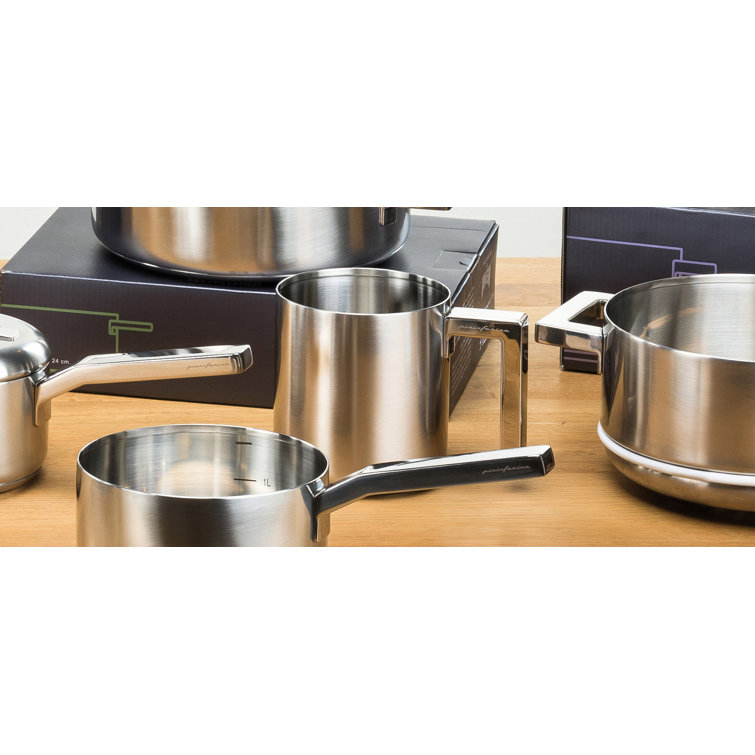 Stile Stainless Steel 1.4L Milk Boiler with Ergonomic Handle