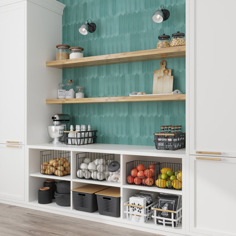 Pine Green Matte Ceramic Picket Tile for Kitchen and Bathroom