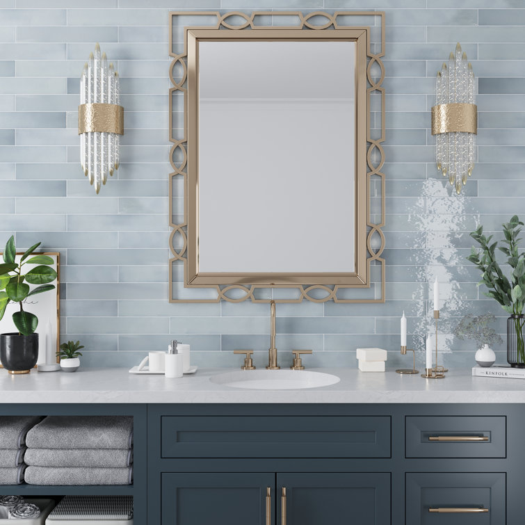 Gray Glossy Ceramic Subway Tile for Walls and Floors