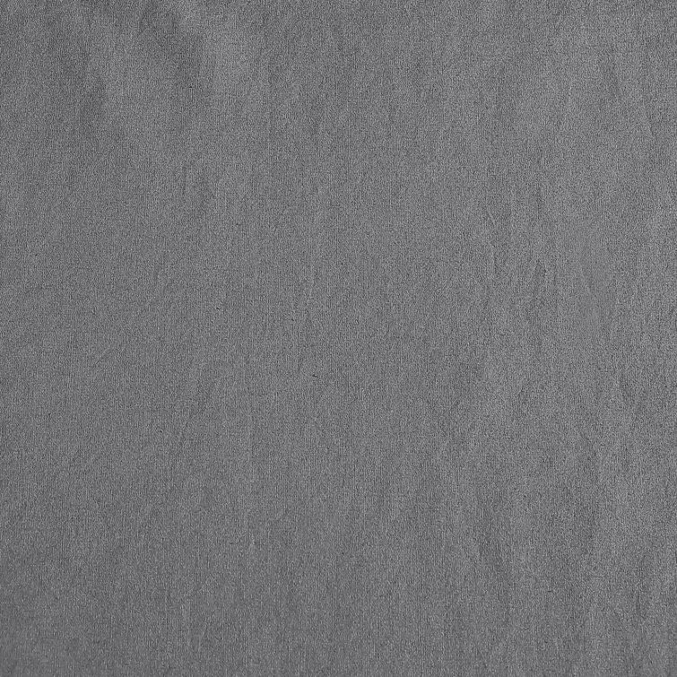 Graphite Queen Cotton Percale 4-Piece Bedding Set
