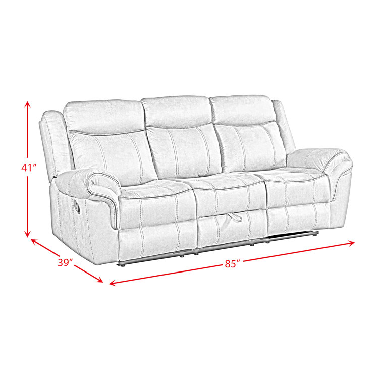 Tasso 3-Piece Dark Brown Reclining Sofa, Loveseat, and Chair Set
