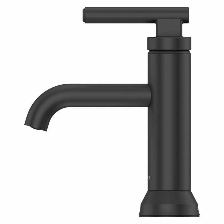 Capistrano Matte Black Single Handle Bathroom Faucet