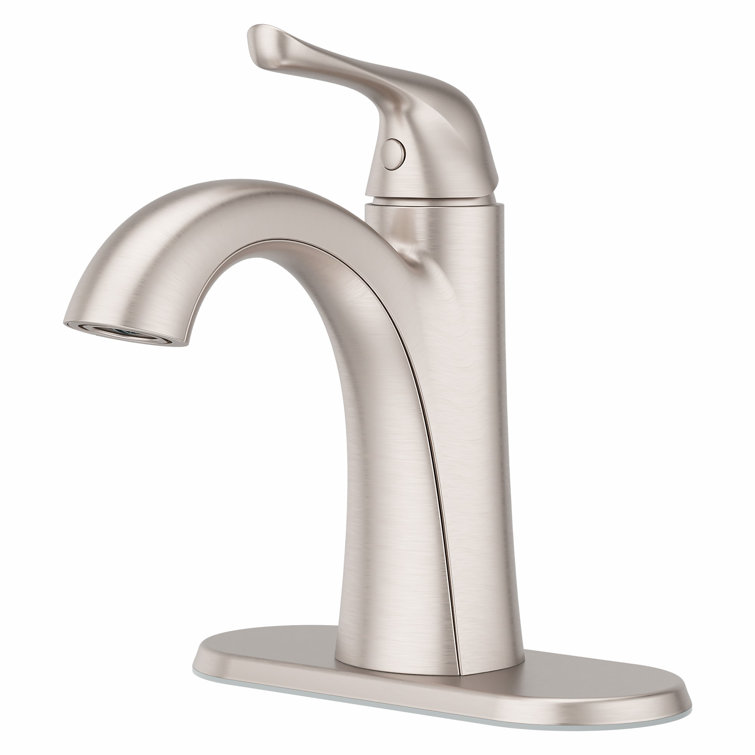 Willa Brushed Nickel Single Handle Bathroom Faucet