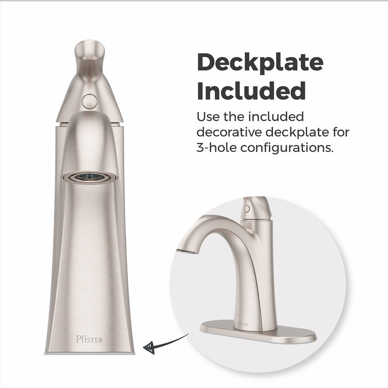 Willa Brushed Nickel Single Handle Bathroom Faucet
