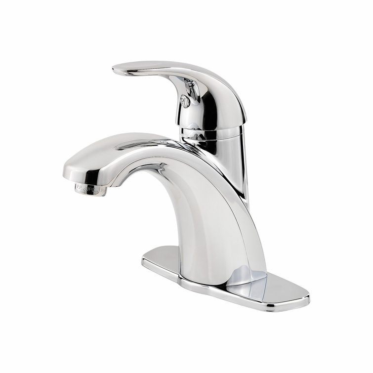Polished Chrome High Arc Single Handle Bathroom Faucet