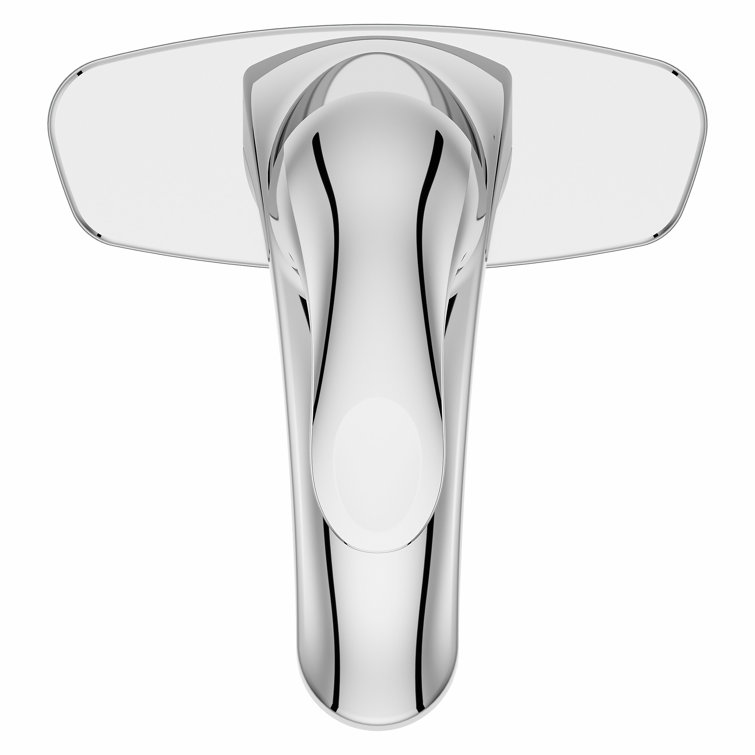 Polished Chrome High Arc Single Handle Bathroom Faucet