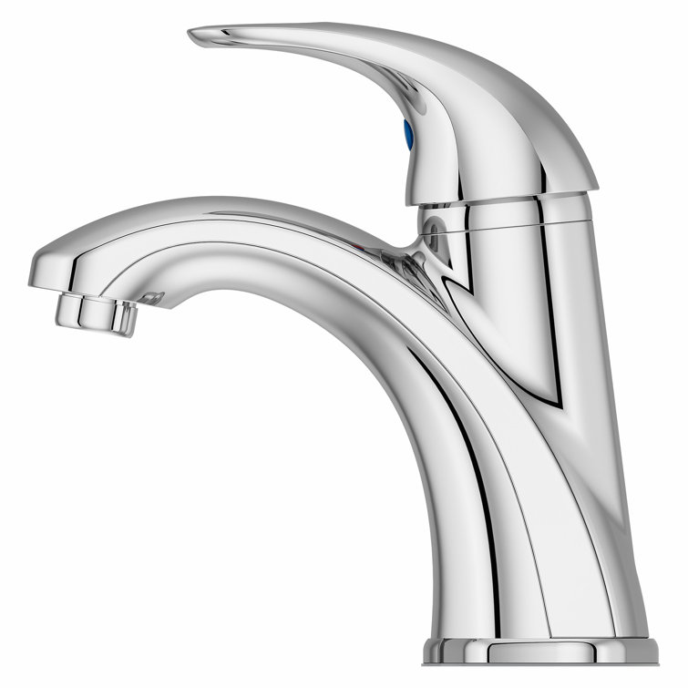 Polished Chrome High Arc Single Handle Bathroom Faucet