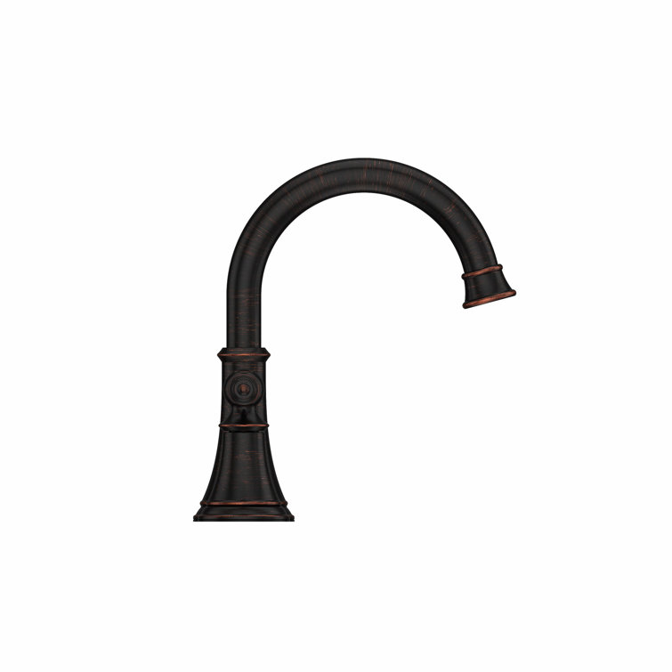 Tuscan Bronze Courant 8-Inch Widespread Bathroom Faucet
