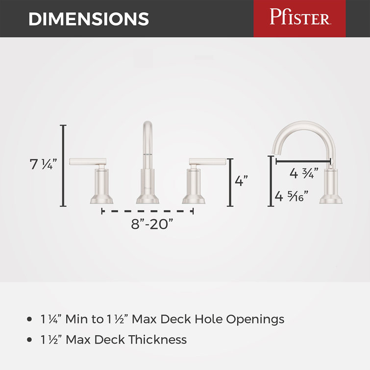 Capistrano Brushed Nickel 2-Handle Widespread Bathroom Faucet