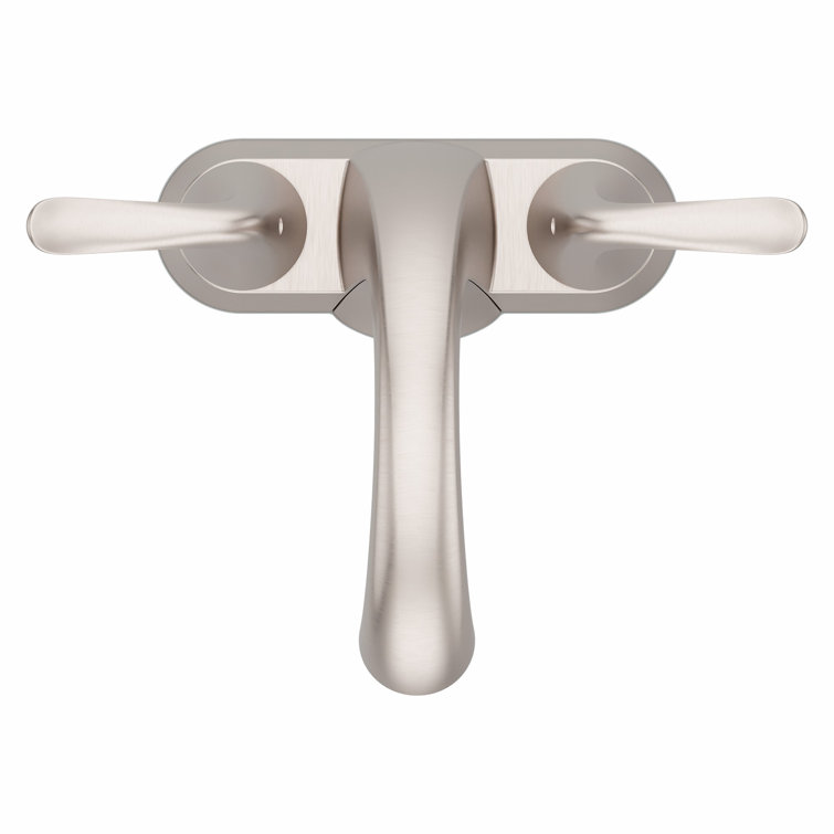 Spot Defense Brushed Nickel 4-Inch Centerset Bathroom Faucet