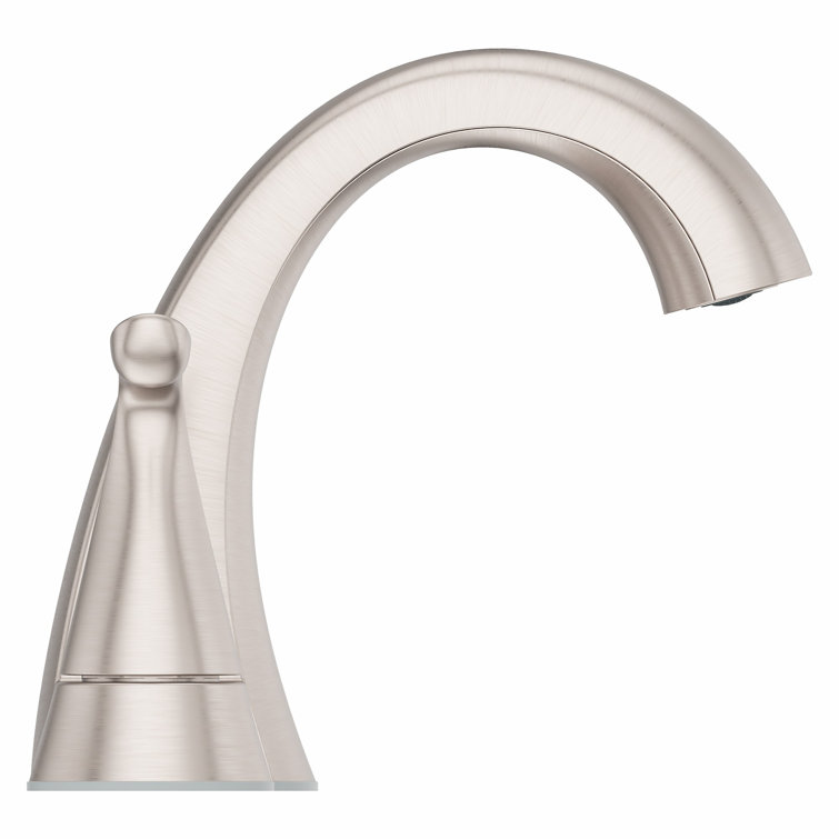 Spot Defense Brushed Nickel 4-Inch Centerset Bathroom Faucet