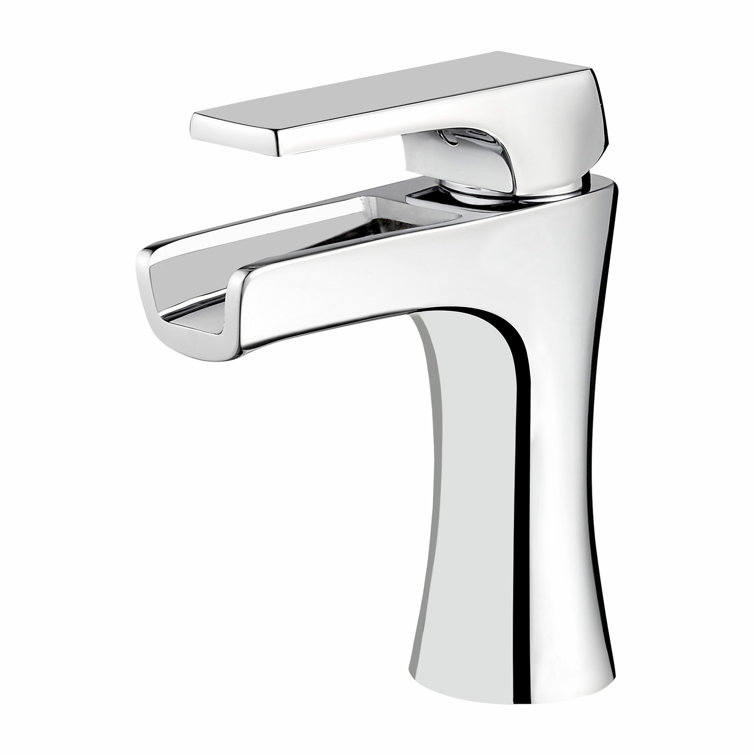 Kelen Polished Chrome Single Hole Bathroom Faucet