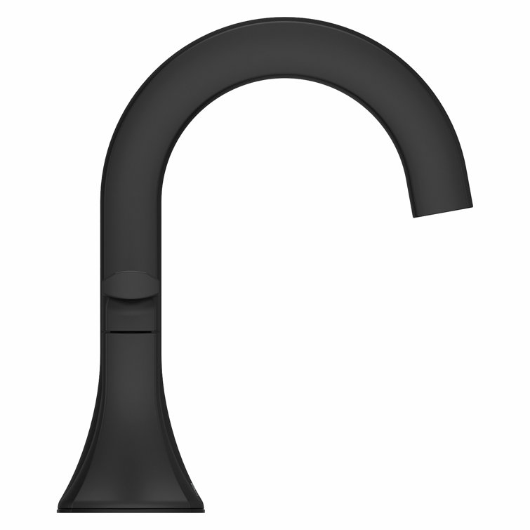 Vaneri Matte Black Widespread 2-Handle Bathroom Faucet